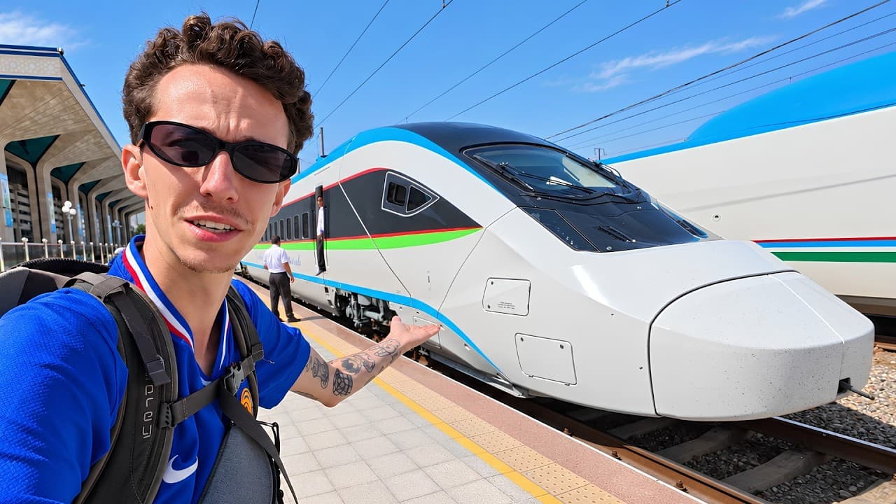 Miniature de l'épisode Je prends le TGV en Ouzbékistan 🇺🇿