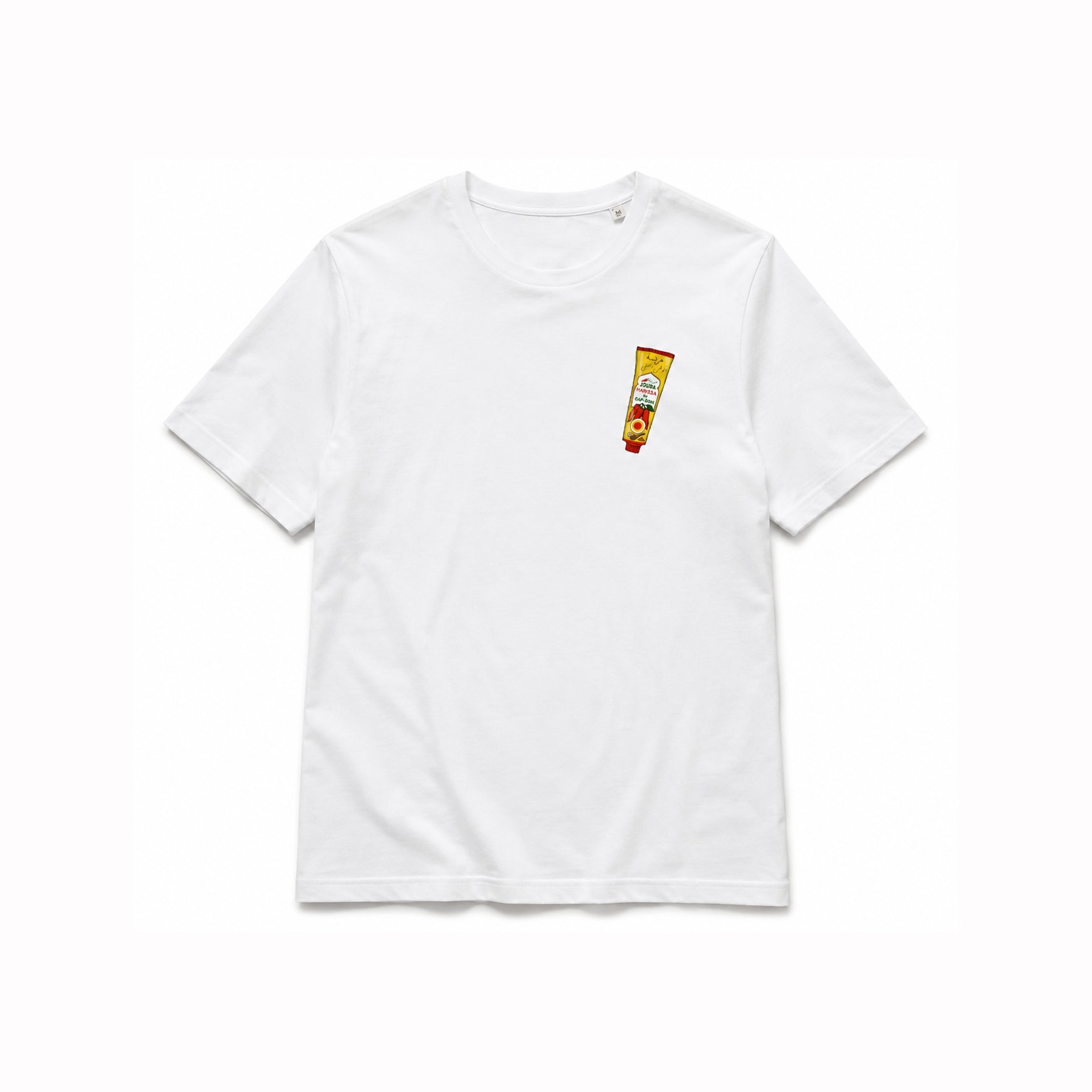 T-shirt Harissa Colored — Blanc