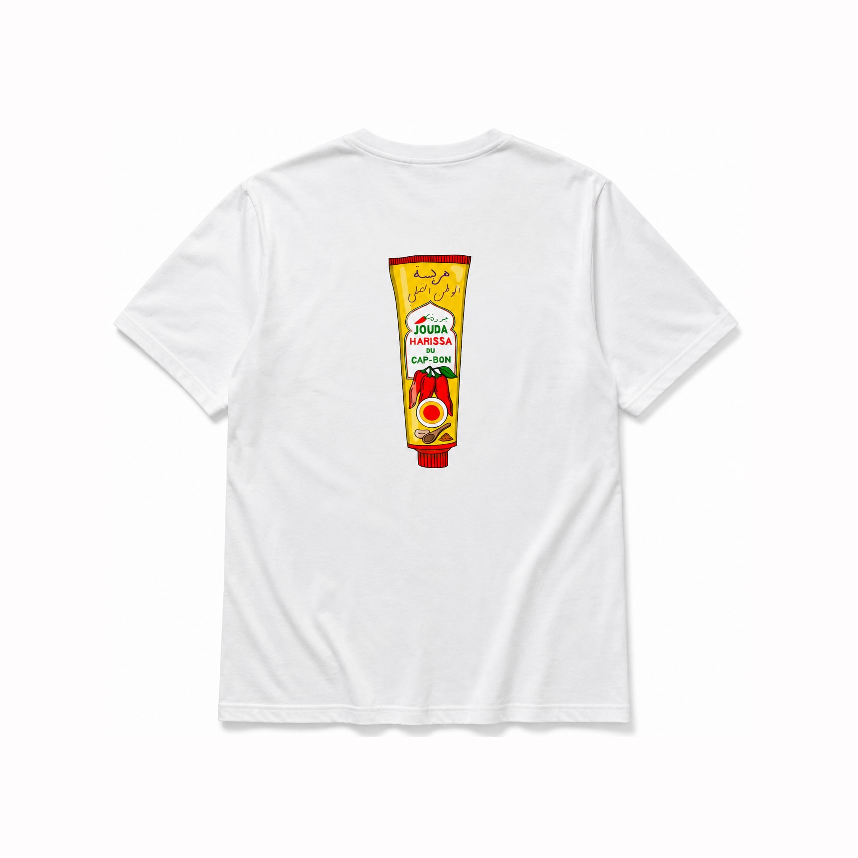 Harissa Colored Back — Blanc